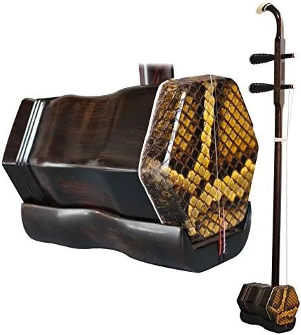 OrientalMusicSanctuary Sándalo negro Erhu para artistas avanzados - Ebony Erhu