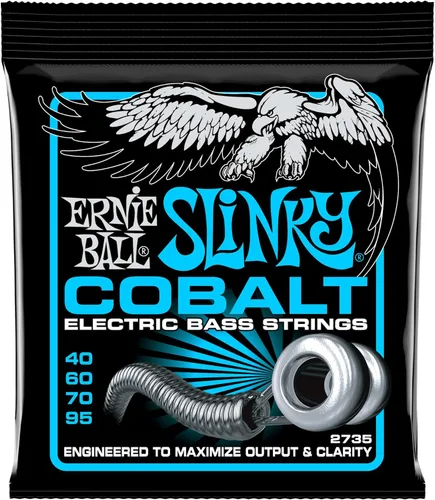 Vista 6 de Ernie Ball Slinky Cobalt - Cuerdas para bajo eléctrico de 6 cuerdas, calibre 32-130