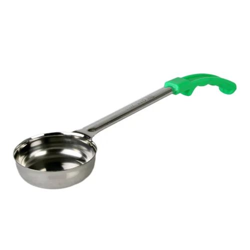 Excellante Cuchara de cocina para controladores de porciones, molde de 1 pieza, 4 onzas, mango verde
