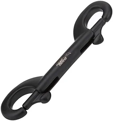 Vista 9 de Gancho de buceo, gancho de doble extremo de acero inoxidable para buceo submarino (3.543 in-negro)