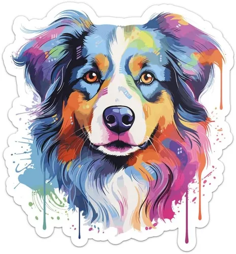 Vista 52 de Generic Pegatina de gato abisinio de acuarela colorida, calcomanía de vinilo impermeable para automóvil, laptop, pared, ventana, botella de agua