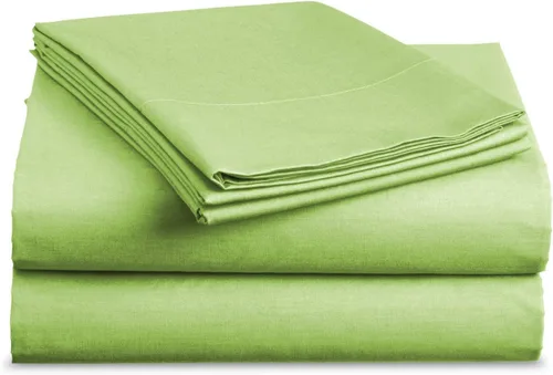 Vista 20 de LaxLinen 4 PCs Sheet Set (+30 Inch) Extra Deep Pocket Twin/Single Bed Size, Aqua Solid 600 Thread Count 100% Egyptian Cotton