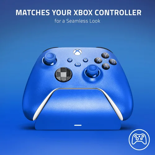 Vista 4 de Razer Universal Quick Charging Stand for Xbox Series XS Magnetic Secure Charging - Perfectly Matches Xbox Wireless Controllers - USB Powered - Pulse