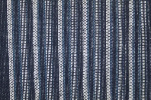 Vista 7 de Narumi - Tapiz de tela de algodón con rayas verticales, 66.9 x 33.5 in, color azul marino