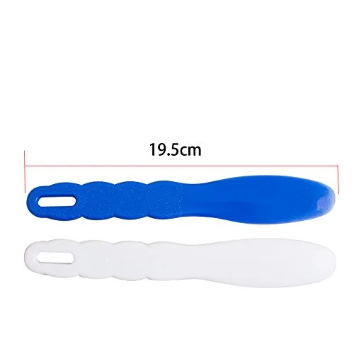 Vista 5 de 4 espátula de mezcla de plástico autoclavable para laboratorio dental surtido de yeso, herramienta de mezcla de material de impresión