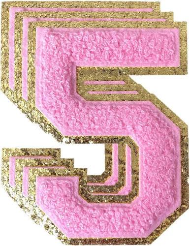 Vista 53 de 3 parches de letras de felpilla negra, parches de letras termo-adhesivas de 4-1/2", parches universitarios para ropa, S