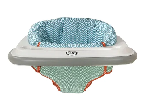 Vista 4 de Graco, Saltador de puerta con parachoques para bebé, asiento de rebote con almohadilla lavable a máquina, saltador de altura ajustable para bebé