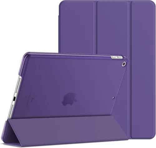 Vista 17 de JETech Funda para iPad de 10.2 pulgadas (modelo 2021/2020/2019, 9/8/7 generación), cubierta con activación/suspensión automática (beige)