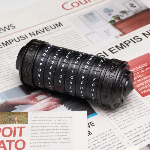 Vista 2 de Cryptex Da Vinci - Caja de rompecabezas de dinero para dinero en efectivo, cajas de rompecabezas con compartimentos ocultos, regalo para el día