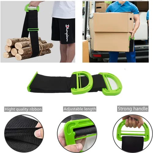 Vista 7 de Correas móviles de elevación (acolchadas) para 2 personas con sistema de elevación y movimiento, para arnés de colchón en movimiento, sofá, muebles