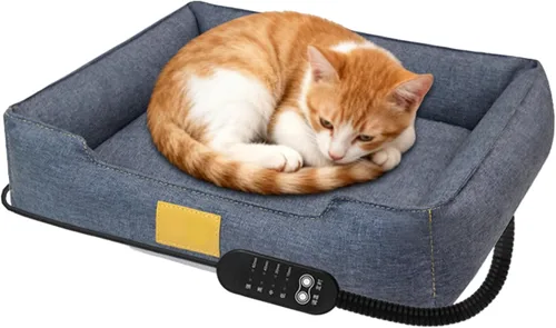 Vista 8 de Dog Heating Pad, USB Powered 4 Temp with Timer, Pet Heating Pads for Dogs Cats, for Fabric Material, Soft Comfortable Feature, Adjustable