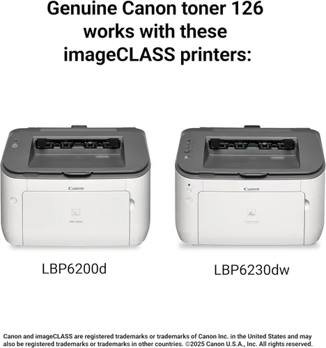 Vista 6 de Canon Cartucho de tóner negro 126 original compatible con LBP6200d, LBP6230dw