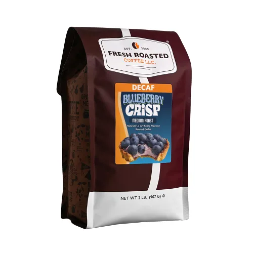 Vista 42 de Fresh Roasted Coffee, café 100% colombiano descafeinado, 12 oz, tostado medio, kosher, EA Natural Decaf, grano entero