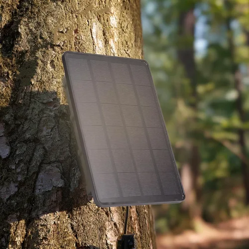 Vista 8 de Panel solar de cámara de rastro de 5 V/12 V, batería de panel solar de 4 W con batería de iones de litio de 8000 mAh, clasificación impermeable