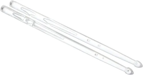 PATIKIL Baquetas de batería con luz LED brillante 5A Glow de plástico para adultos, batería y ejercicio musical, azul, 1 par