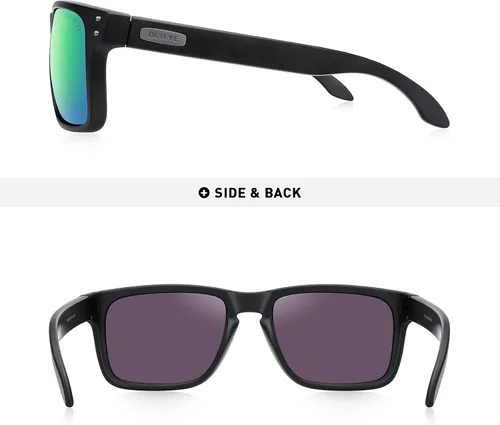 Vista 4 de OLIEYE Gafas de sol polarizadas deportivas para hombre gafas de sol con marco flexible