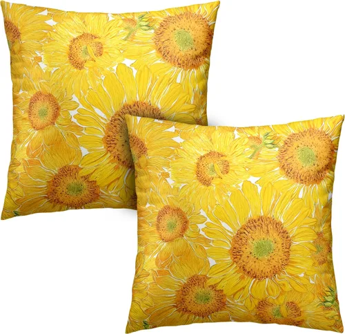 Vista 65 de Juego de 2 fundas de almohada con diseño de rayas de cebra de 18 x 18 pulgadas, fundas de almohada cuadradas decorativas en blanco y negro, fundas