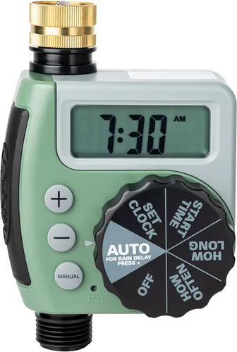 Vista 2 de Orbit 62056 Temporizador de grifo de manguera de un solo dial de salida (paquete de 2)