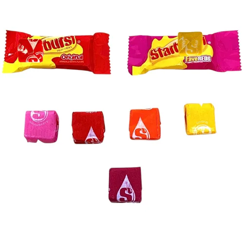 Vista 2 de Star Burst Original Chewy Candy – 6 libras – Star Burst Original Soft Chews Caramelos de frutas – Paquete surtido de tamaño familiar a granel