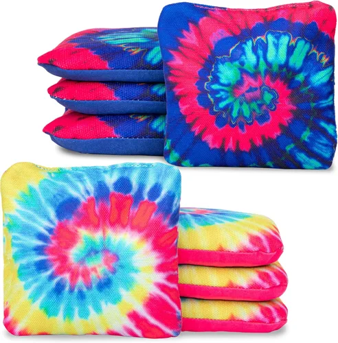 Vista 22 de Play Platoon Tournament Series Bolsas de Cornhole - Bolsas de Estilo Profesional de Doble Cara con Lado Resbaladizo y Pegajoso - Juego de 8