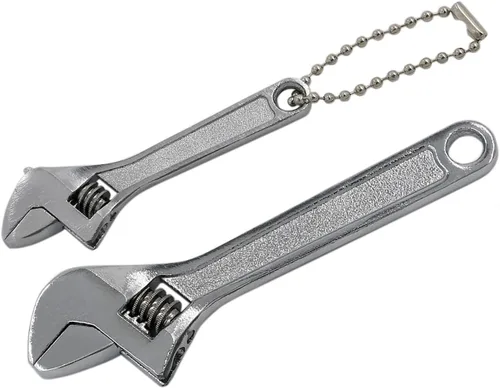 Vista 7 de Llave ajustable pequeña de 2.5 pulgadas, llave ajustable de tamaño mini de 2.5 pulgadas, herramienta de llave de tuerca plateada, capacidad