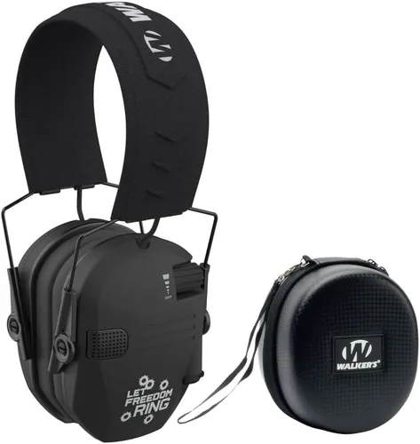 Vista 9 de Walker's Razor Slim - Protector auditivo electrónico para tiro (amplificación y supresión de sonido) con estuche protector