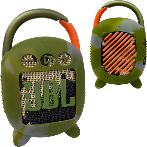 Vista 9 de JCHPINE Funda de silicona para JBL Clip 4, estuche protector para altavoz Bluetooth portátil JBL Clip 4, accesorios para altavoz Bluetooth portátil