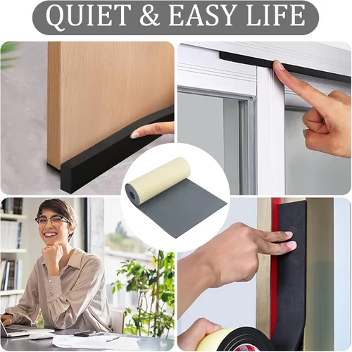 Vista 40 de BENECREAT Rollo de espuma EVA autoadhesivo de 0.039 in de grosor, hoja acolchada de espuma de 78.7 x 11.8 pulgadas para proteger muebles, relleno