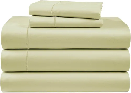 Vista 145 de LANE LINEN - Sábanas individual 100% algodón egipcio suave, cómodo y grueso de calidad de hotel, costuras reforzadas totalmente elásticas, sin