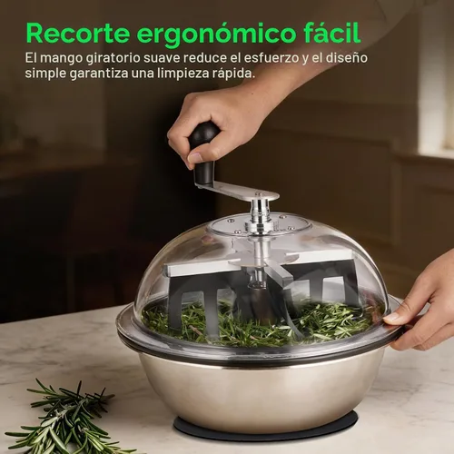 Vista 8 de VIVOSUN - Recortadora de hojas de brote de 13 pulgadas con cúpula transparente, cuchillas de acero inoxidable