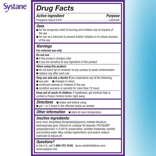 Vista 6 de Systane Balance Fórmula restaurativa 0.33 onzas, 3629110, 1, 1