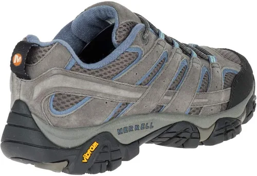 Vista 3 de Merrell Moab 2 - Tenis de senderismo con ventilación para mujer, gris, 9