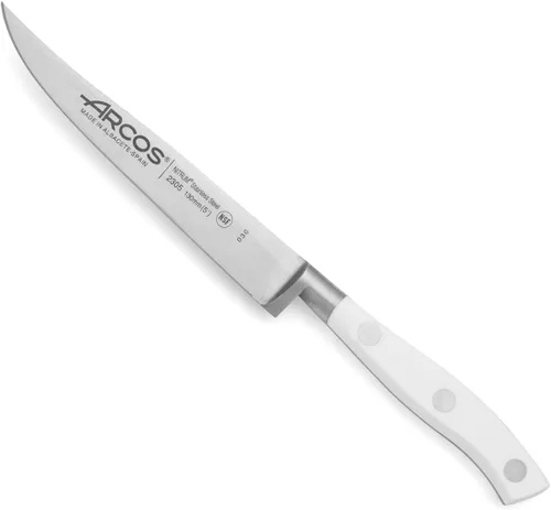 Vista 44 de Arcos Cuchillo Pan de Acero Inoxidable Nitrum de 8 Pulgadas y Hoja de 7.874 in. Obtenga una gran variedad de cortes para su comida Cuchillo ideal
