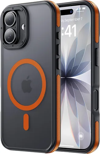 Vista 33 de Tigowos Funda Magnética para iPhone Air Compatible con MagSafe Resistente a Caídas de 16 Pies Cubierta Trasera con Sensación de Piel Mate a Prueba