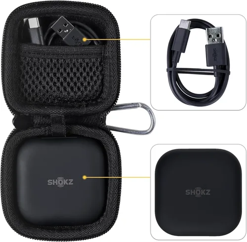 Vista 3 de co2CREA Funda rígida de repuesto para auriculares Bluetooth inalámbricos SHOKZ OpenFit 2+ / OpenFit Air OpenFit Air Open-Ear True Wireless Bluetooth