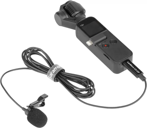 Vista 6 de Saramonic Micrófono Lavalier omnidireccional compacto con clip diseñado para DJI Osmo Pocket y DJI Pocket 2 con cable de 6.6 pies (6.6 ft)