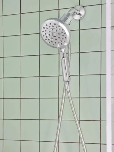 Vista 6 de Moen Verso - Ducha de mano, cabezal de ducha redondo desmontable con sistema de acoplamiento Magnetix, manguera de 60 pulgadas, cromo, 220H2