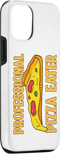 Vista 3 de Funda para iPhone 12/12 Pro profesional de pizza con citas divertidas italianas para amantes de la pizza