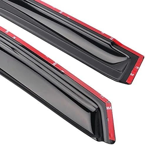 Vista 7 de Parasol de protección contra la lluvia compatible con Civic Sedan 2012-2015 de 4 puertas, deflector de ventilación de ventana lateral, teñido