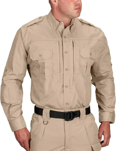 Propper Men's Long Sleeve Tactical Shirt Caqui