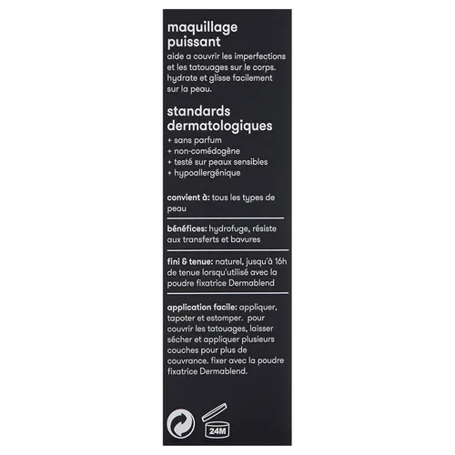 Vista 7 de Dermablend Quick-Fix - Maquillaje corporal de cobertura completa, corrector corporal resistente al agua para imperfecciones y tatuajes, 0.42 onzas