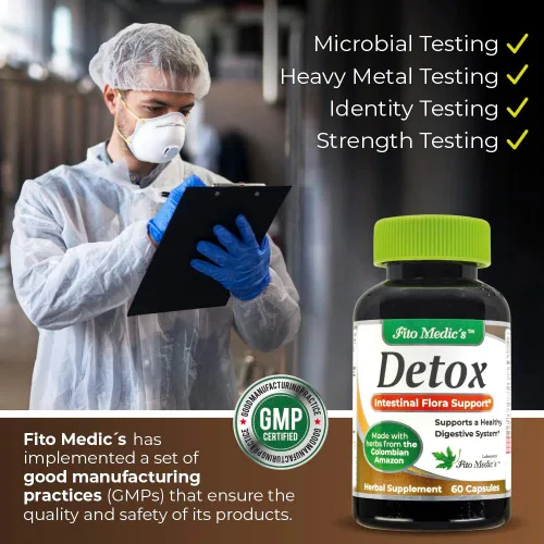 Vista 4 de Laboratorio - Limpieza de desintoxicación - 30 días - Limpieza de colon - Advanced F 3..ormula 9 hierbas mezcla, apoyo de la flora intestinal