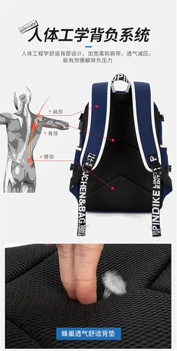 Vista 5 de ISaikoy Game Plants vs. Zombies - Mochila de hombro para libros, mochila escolar, color, Azul 23, Mochilas Daypack