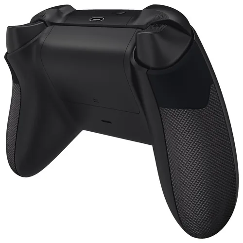 Vista 5 de eXtremeRate Paneles traseros de repuesto de empuñaduras de goma para controlador Xbox Series XS, mango de rieles laterales antideslizantes