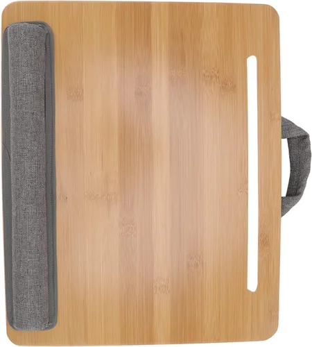 Vista 9 de Laptop Table Multifunction Ergonomic Lap Desk Bed Tray with Soft Cushion for Reading Writing Working Travel Lightweight Portable Sturdy Durable Safe