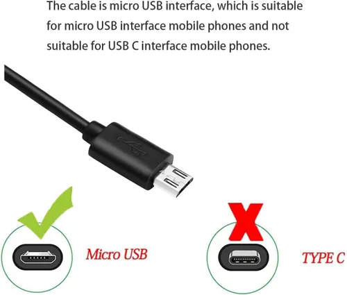 Vista 2 de Car Charger with Micro USB Cable for Samsung Galaxy S7 Edge/A10/S6/J7/J8/J6/A9,LG K20/K30/G4/Stylo 3,Motorola X/Moto E7/E6/G5,HTC m9/m8,Other Micro