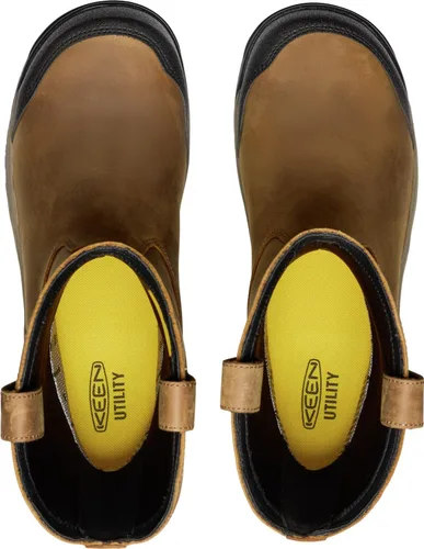 Vista 3 de KEEN Utility - Botas de trabajo con puntera compuesta para hombre, impermeables y de cuero duradero