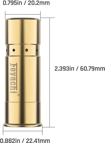 Vista 3 de Feyachi Bore Sight 9MM/223 5.56/12GA Red Dot Laser Zeroing Bore Sighter Pistol Laser Boresighter with 3 Sets