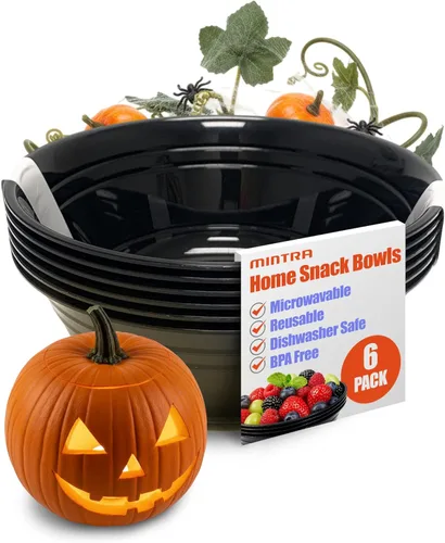 Vista 24 de Mintra Home Tazones para aperitivos (pequeño, 6 paquetes (20.3 fl oz), fucsia)