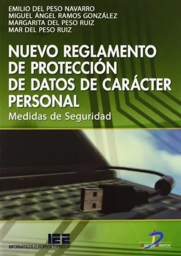 Nuevo reglamento de protección de datos de carácter personalMedidas de seguridad (Spanish Edition)